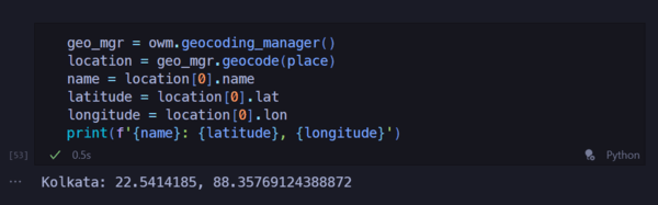 code output